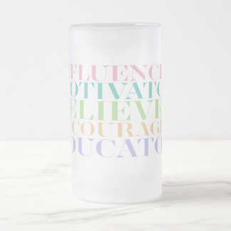 Der Lehrer Mattglas Bierglas