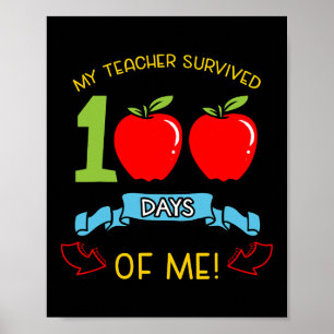 Der Lehrer überlebte 100 Tage meines Kindergartens Poster