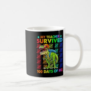 Der Lehrer überlebte 100 Tage von mir 100. Schule Kaffeetasse