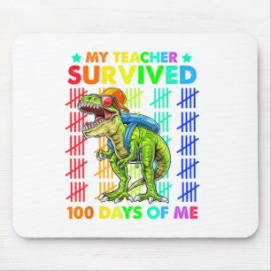Der Lehrer überlebte 100 Tage von mir 100. Schule Mousepad