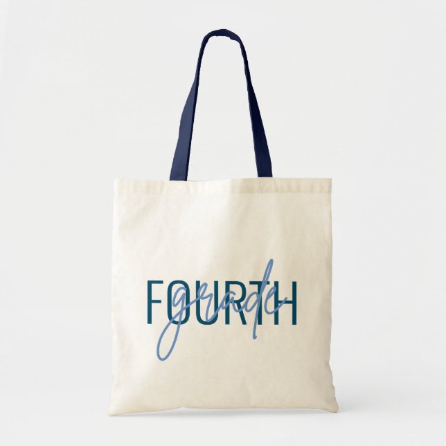 Der Lehrer überreicht jede Stufe moderner Schrift Tragetasche (Vorne)