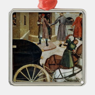 Der Leichenwagen Silbernes Ornament