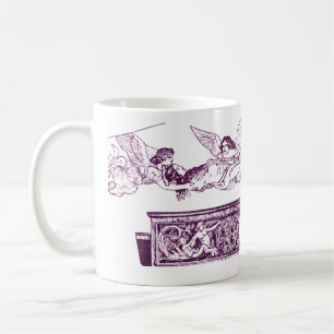 Der Leichnam der heiligen Katharina wird von Engel Kaffeetasse