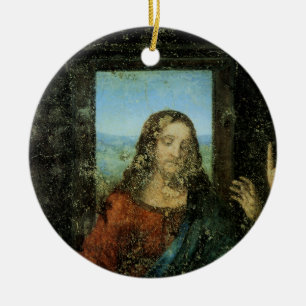 Der Leiter Christi von Leonardo Da Vinci Keramik Ornament