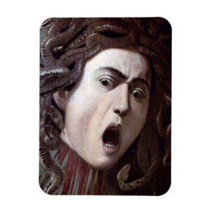 Der Leiter der Medusa von Michelangelo Caravaggio Magnet