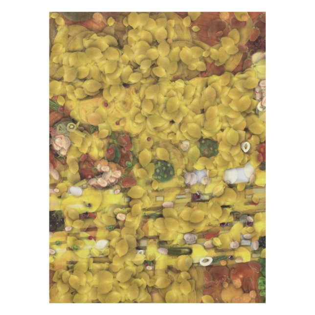 Der Lemon Kiss Gemüseslöffel Kunst Tischdecke (Vorderseite)