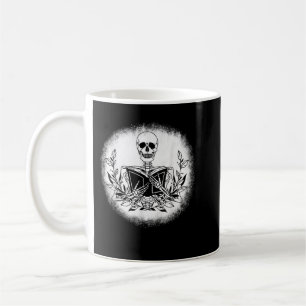 Der Leser des Buchmachers Skeleton Lesebuch T-S Kaffeetasse