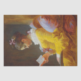 Der Leser durch Jean-Honore Fragonard Seidenpapier