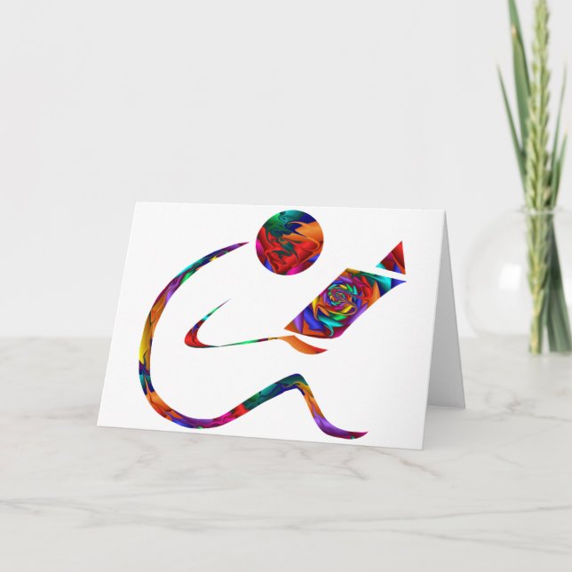 Der Leser - Fantasy Blank Card Karte (Vorderseite)