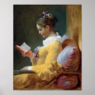 Der Leser, Fragonard Poster