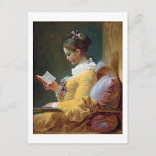 Der Leser, Fragonard Postkarte