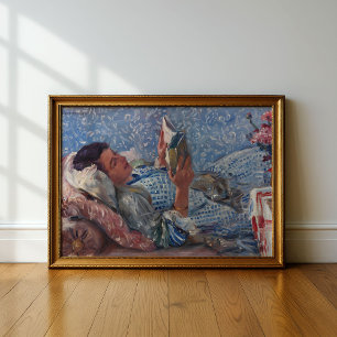 Der Leser   Lovis Corinth Poster