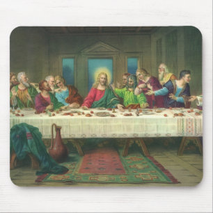 Der letzte Abendmahl ursprünglich von Leonardo da Mousepad