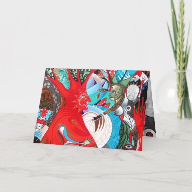 Der letzte Abschied Feiertagskarte (Vorderseite)