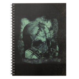 Der letzte Atemzug - Techno-Dystopian Streetwear Notizblock