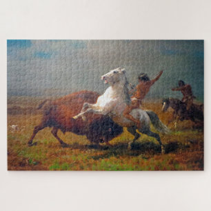 Der letzte Buffalo, Albert Bierstadt Puzzle
