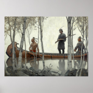 Der Letzte der Mohikaner von N. C. Wyeth Poster