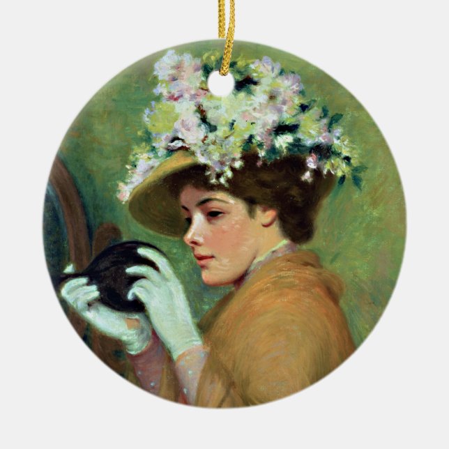 Der letzte flüchtige Blick Keramikornament (Vorne)