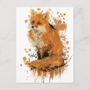 Der letzte Fuchs Postkarte