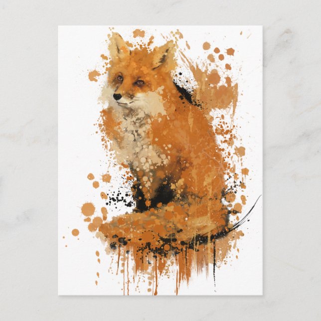 Der letzte Fuchs Postkarte (Vorderseite)