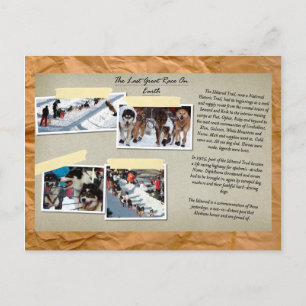 Der letzte große Rennen der Welt auf der Postkarte