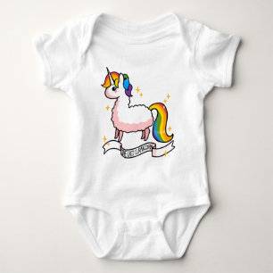 Der letzte Llamacorn Baby Strampler