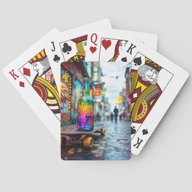 Der letzte Neontropfen Spielkarten (Rückseite)
