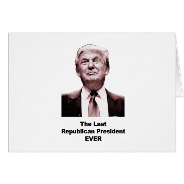 Der letzte republikanische Präsident je (Vorderseite (Horizontal))