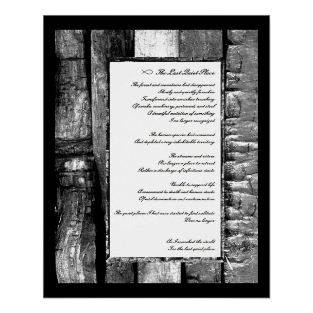 Der letzte ruhige Ort Poster (Vorderseite)