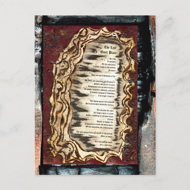 Der letzte ruhige Ort Postkarte (Vorderseite)