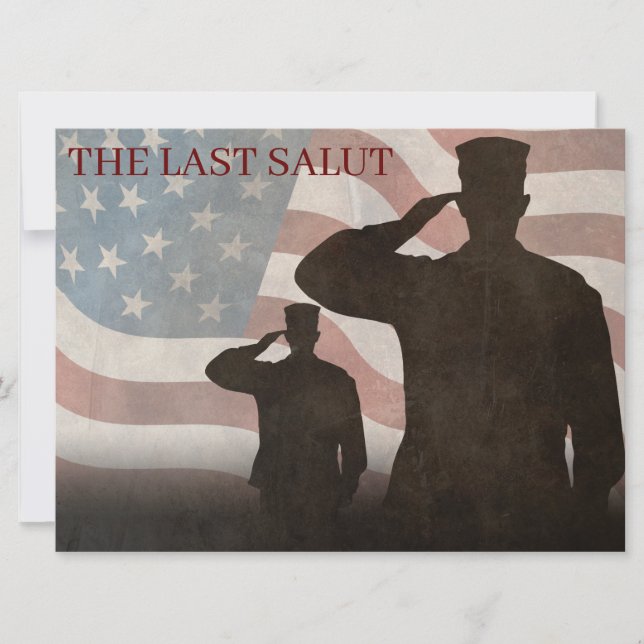 DER LETZTE SALUT VINTAG (Vorderseite)