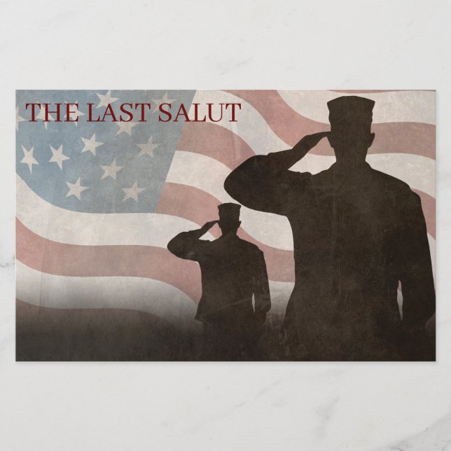 DER LETZTE SALUT VINTAG (Vorderseite)