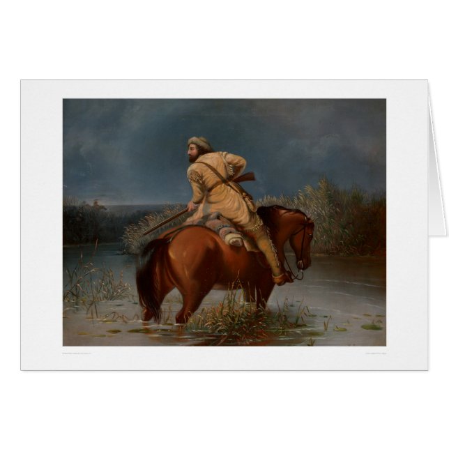 Der letzte Schuss des Trappers (1388A) (Vorderseite (Horizontal))