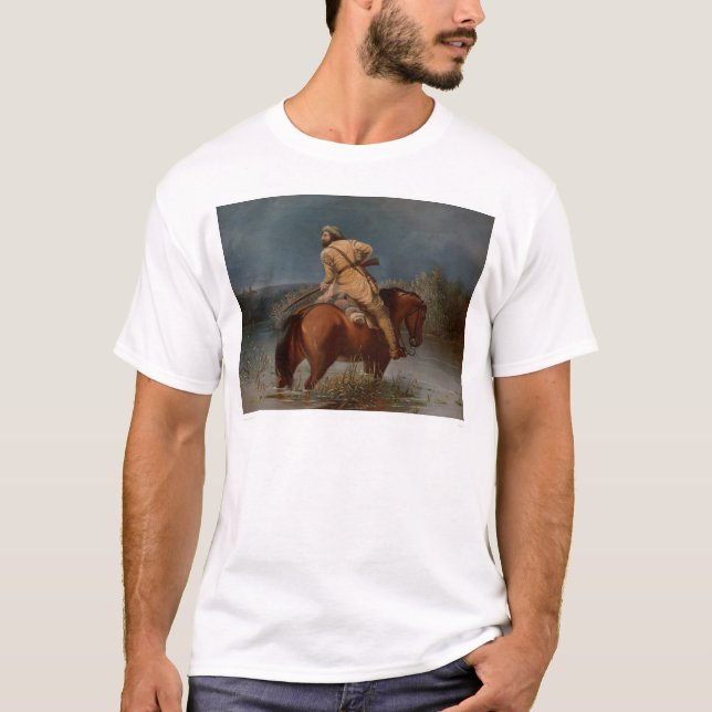 Der letzte Schuss des Trappers (1388A) T-Shirt (Vorderseite)