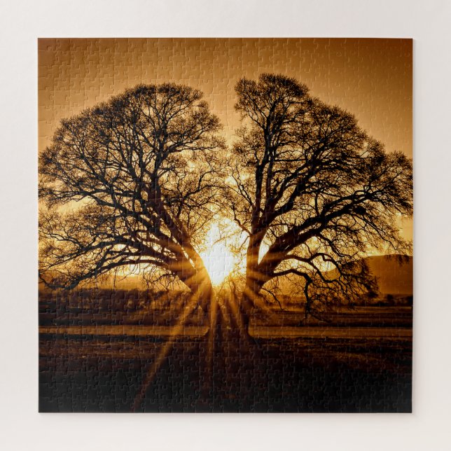 Der letzte Sonnenuntergang - 20x20 - 676 Stk. Puzzle (Vertikal)