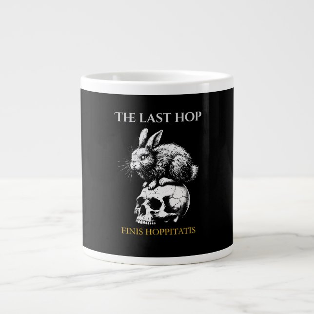 DER LETZTE SPRUNG Jumbo-Tasse (Vorderseite)