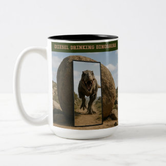 Der letzte Stand des Spiegels Zweifarbige Tasse