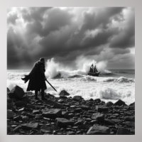 Der letzte Stand des Wikinger - Braunkohlekunst