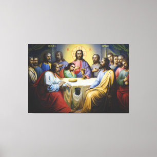 Der letzte Supper Leinwanddruck