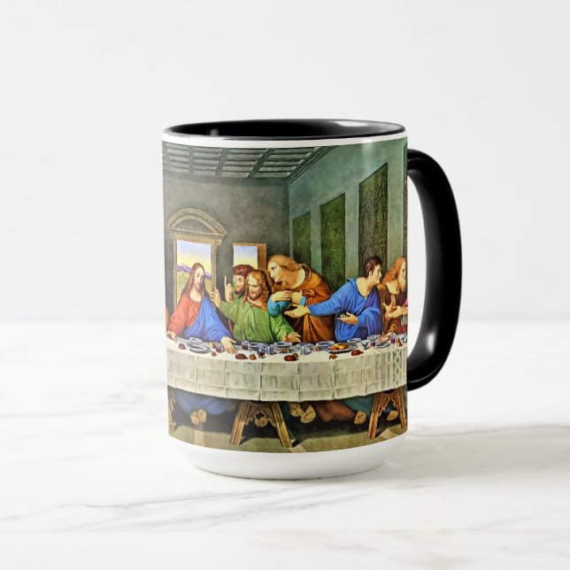 Der letzte Supper Leonardo da Vinci Tasse (VorderseiteRechts)