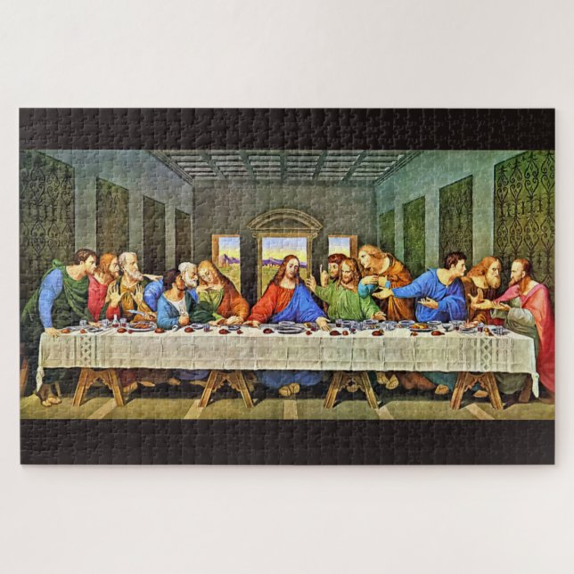 Der letzte Supper von Leonardo Da Vinci Puzzle (Horizontal)