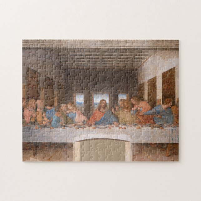 Der letzte Supper von Leonardo Da Vinci Puzzle (Horizontal)