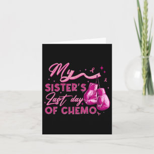 Der letzte Tag des Chemo-Brustkrebs-Surviv meiner Karte