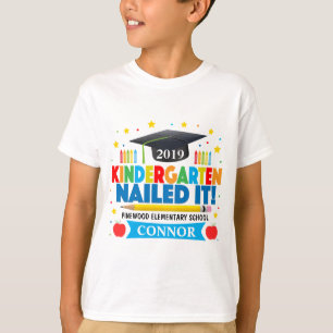 Der letzte Tag des Jungen des Kindergartens T-Shirt