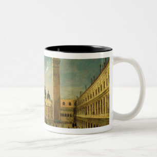 Der letzte Tag des Karnevals, St Mark Quadrat, V Zweifarbige Tasse