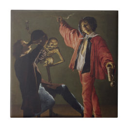 Der letzte Tropfen Bier, bevor das Party endet Fliese