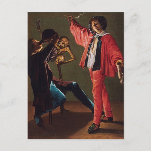 Der letzte Tropfen von Judith Leyster Postcard Postkarte (Vorderseite)