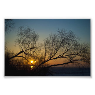 Der letzte Wertvolle Teil der Sonne Fotodruck