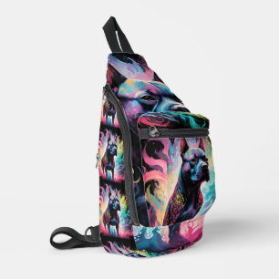 Der leuchtende Wächter: Ein holografisches Staffor Crossbody Bag