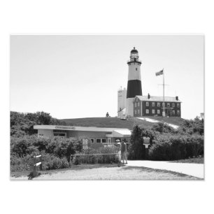Der Leuchtturm bei Montauk, NY Fotodruck
